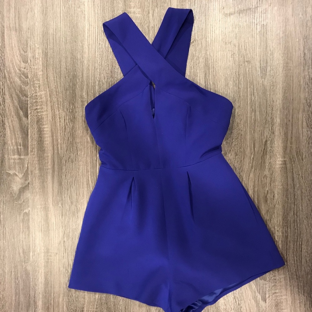 KEEPSAKE the label blue romper